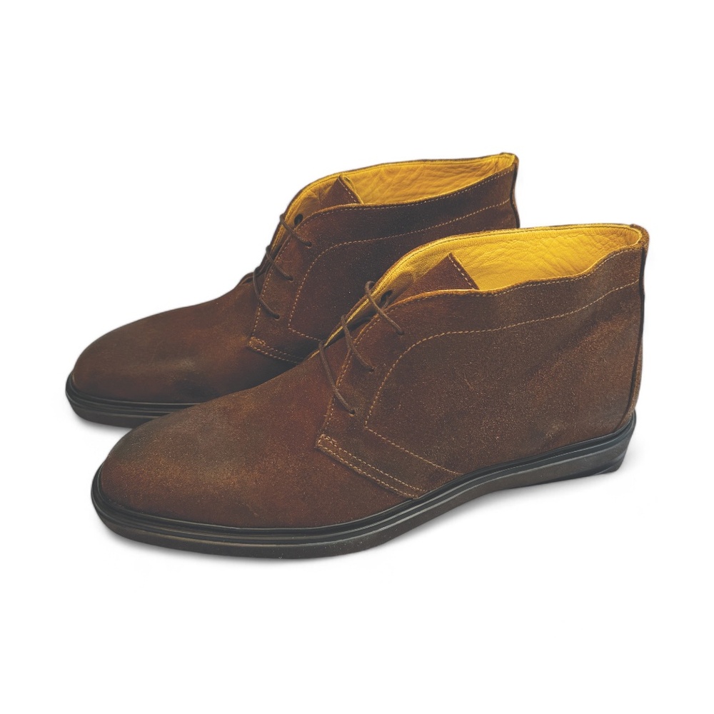 New DONALD PLINER "Ericio" Men's Distressed Suede Chukka Boot - Size 10.5